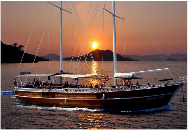 sunset cruise fethiye